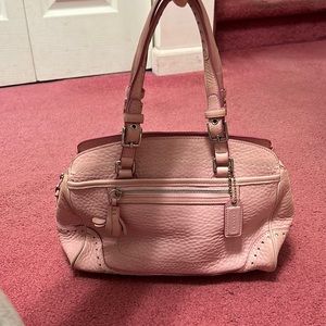 Coach pink handbag
